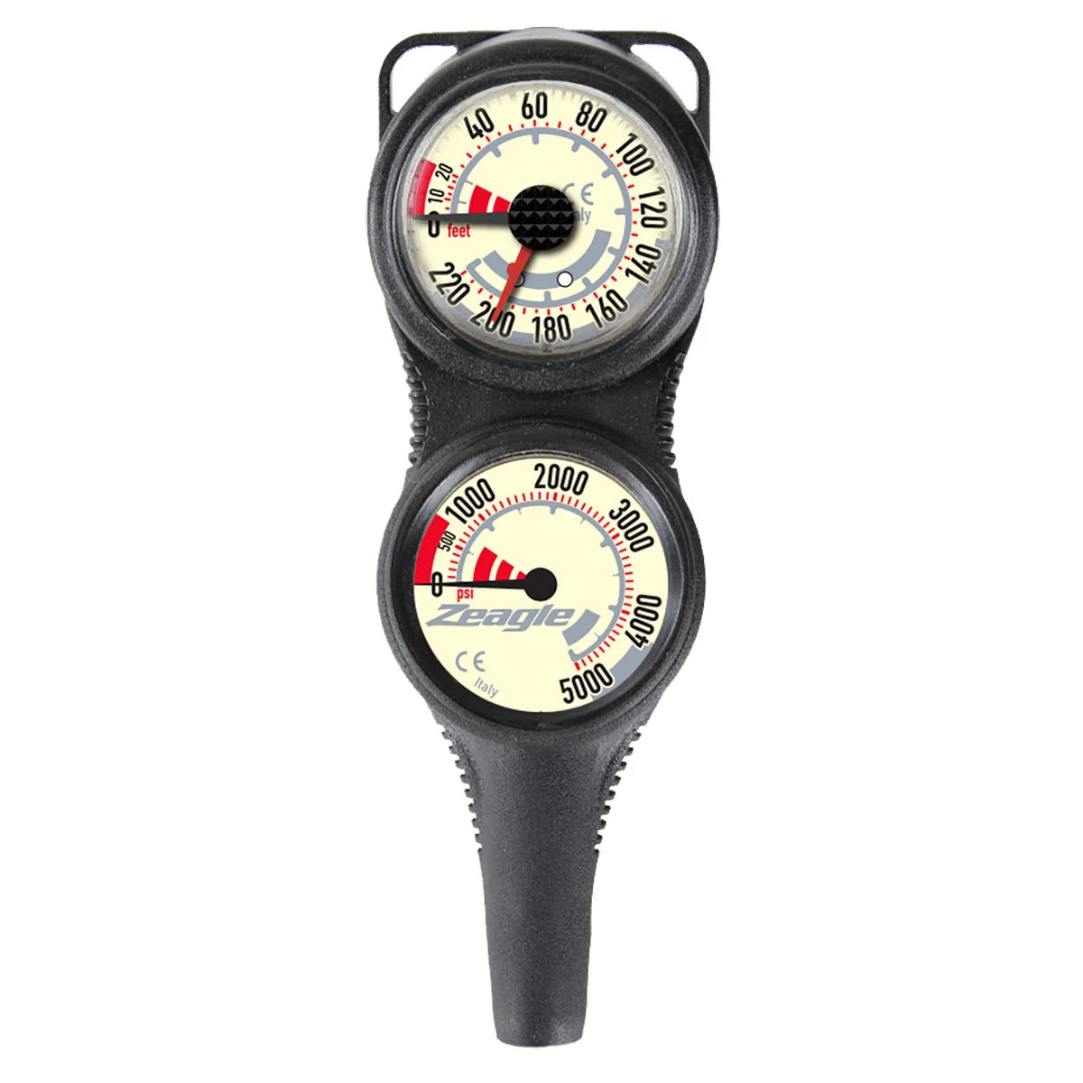 Single Gauge - 5000psi 32" Black Hose — product view 1