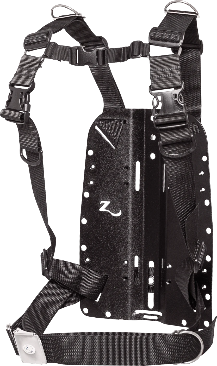Deluxe Harness Anodized Aluminum (assembled w/ harness) — product view 1