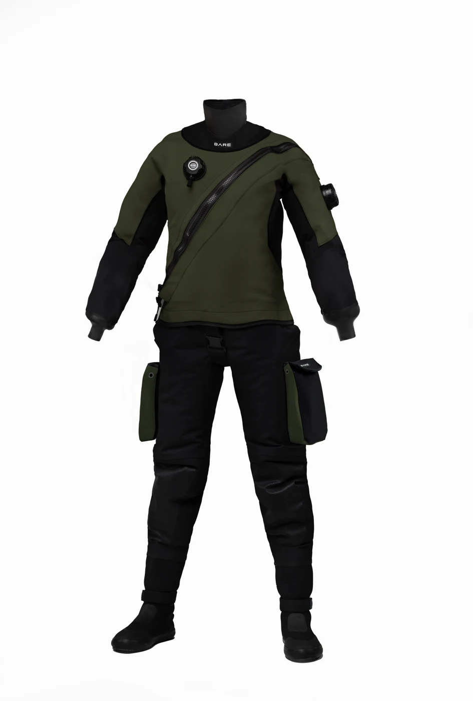 Aqua Trek Evo Tech Dry, Women's, Khaki Green - XS — product view 1