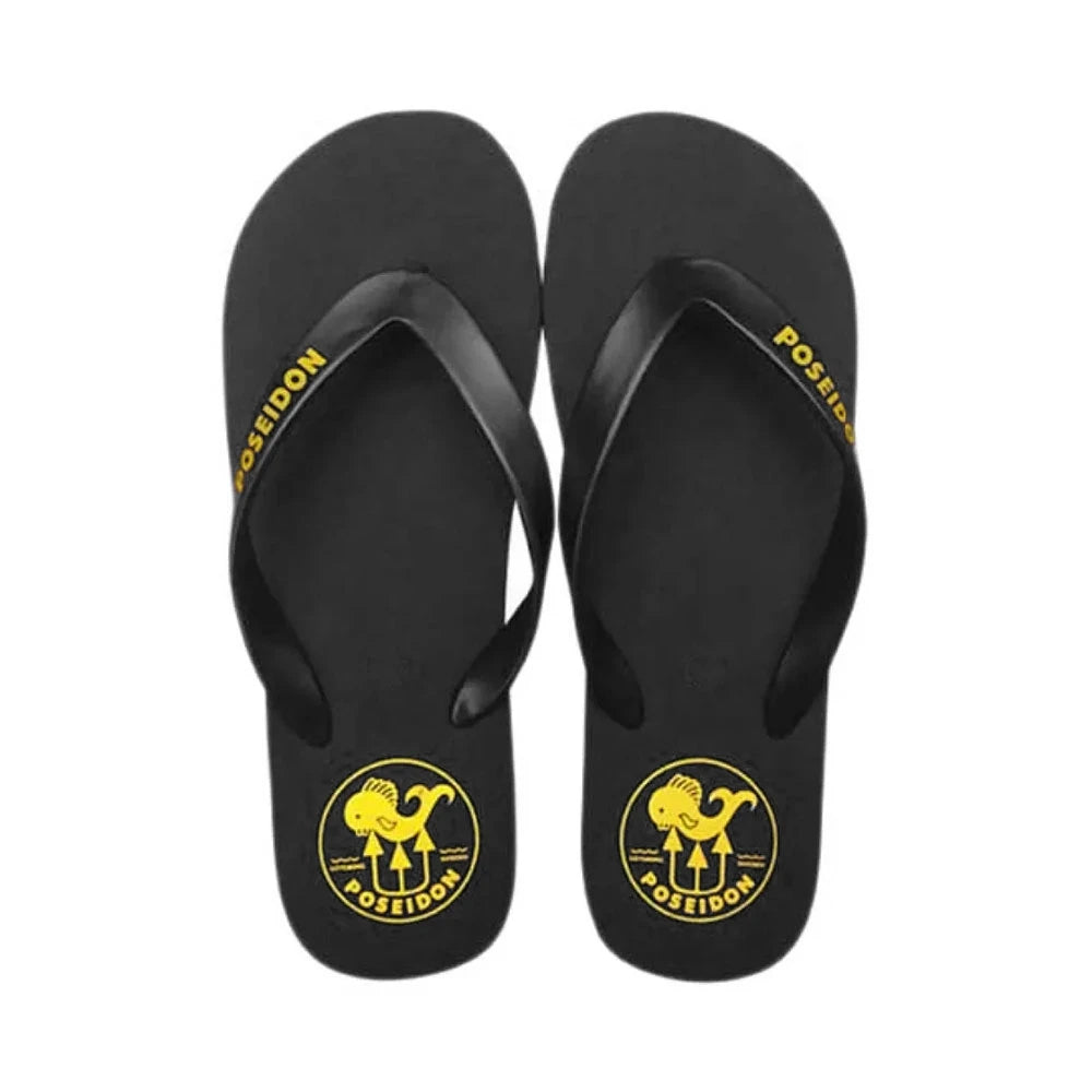 Flip Flops with Poseidon Logo — view 1