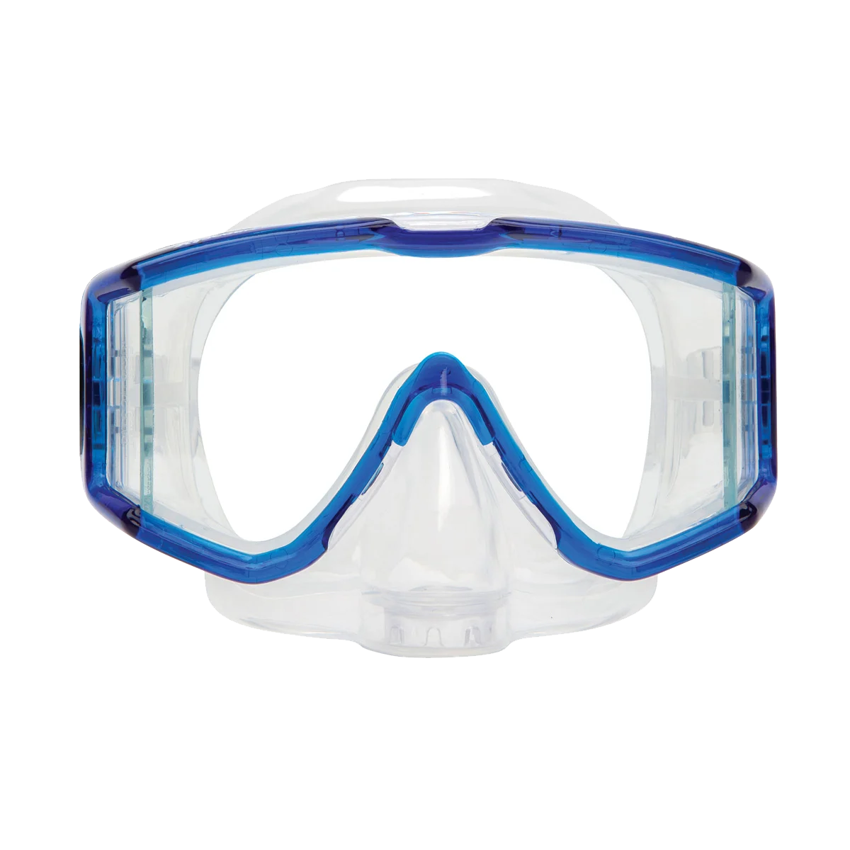 XS Scuba Fusion Purge Mask — Transparent blue