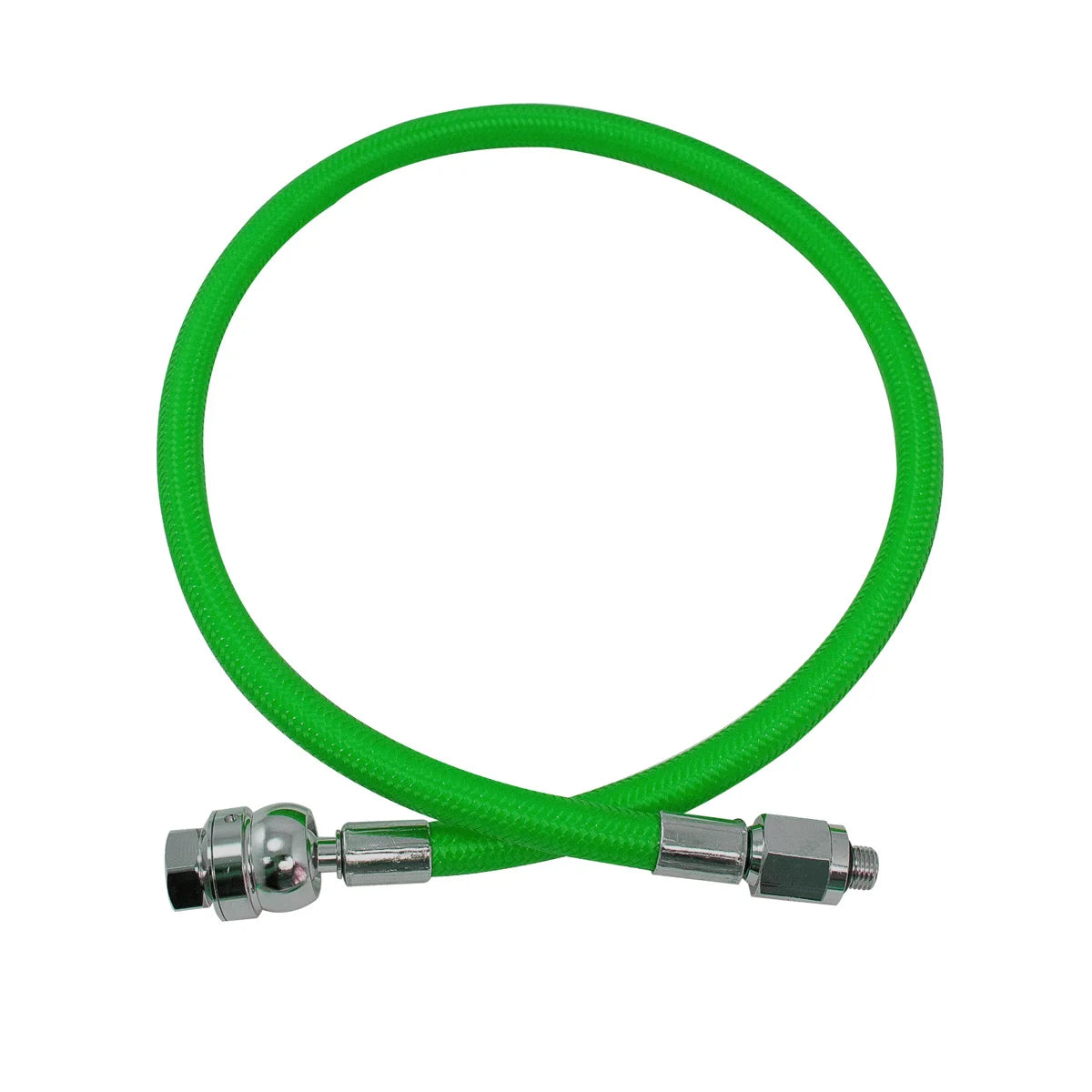 Miflex Dual Swivel Regulator Hose — Green