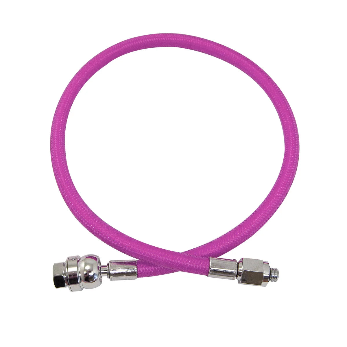 Miflex Dual Swivel Regulator Hose — Pink
