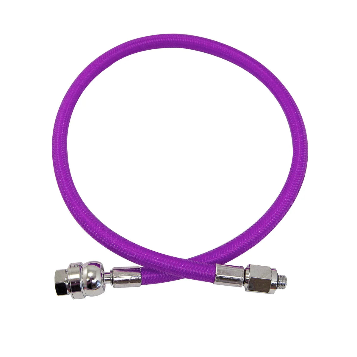 Miflex Dual Swivel Regulator Hose — Purple