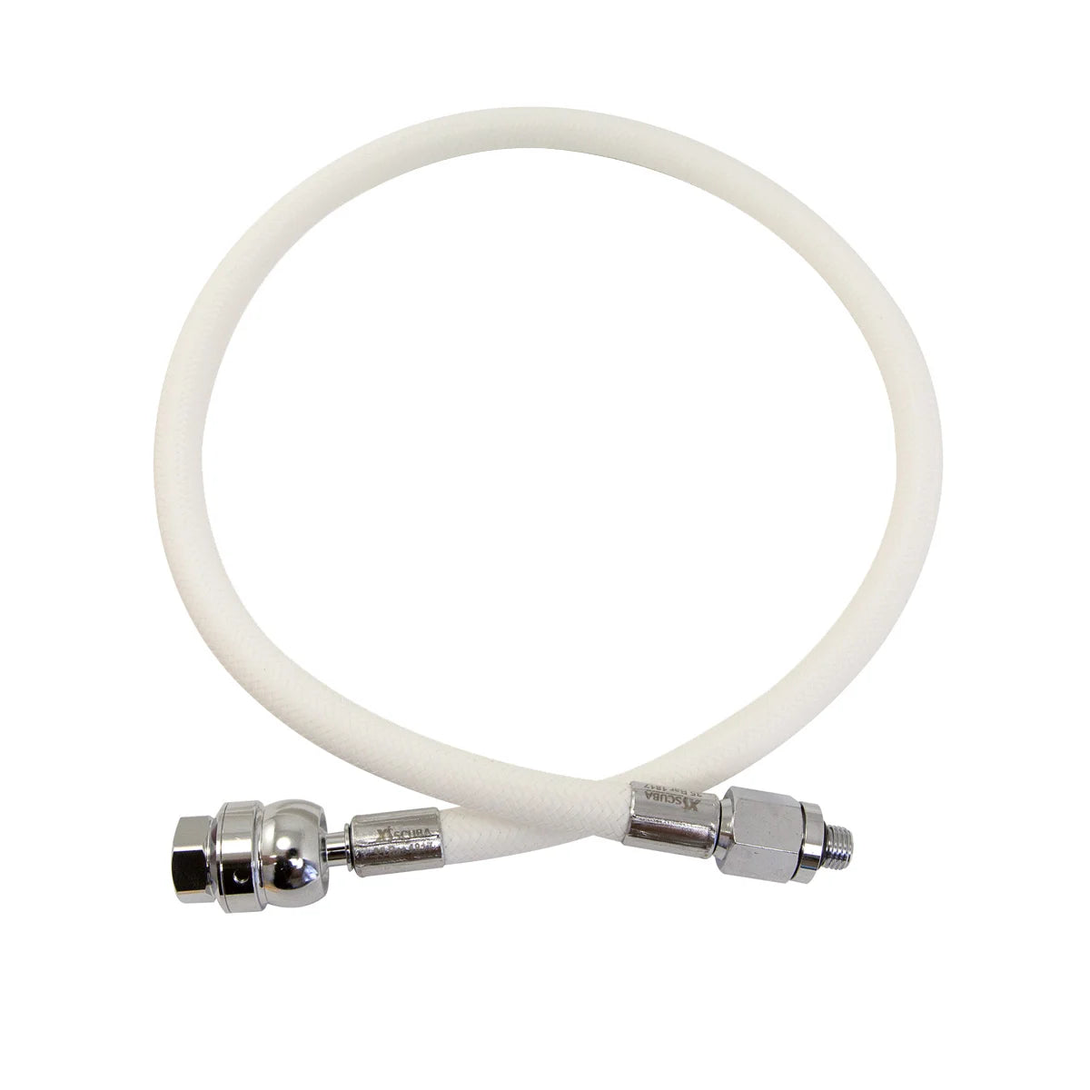 Miflex Dual Swivel Regulator Hose — White