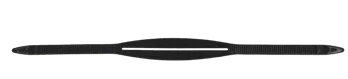 XS Scuba AC126BS 16 mm black silicone mask strap — supplier reference