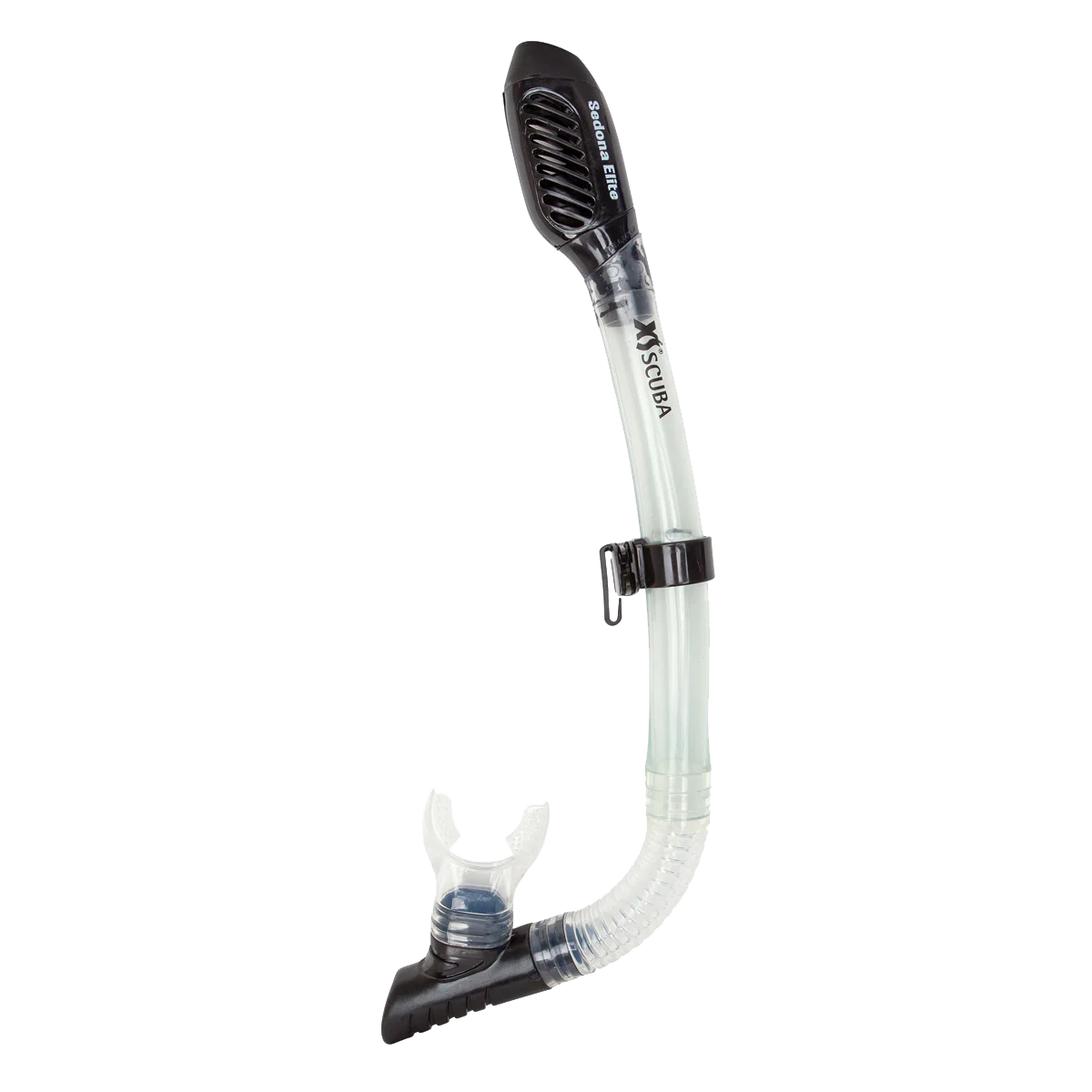 XS Scuba Sedona Elite Dry Snorkel — Clear