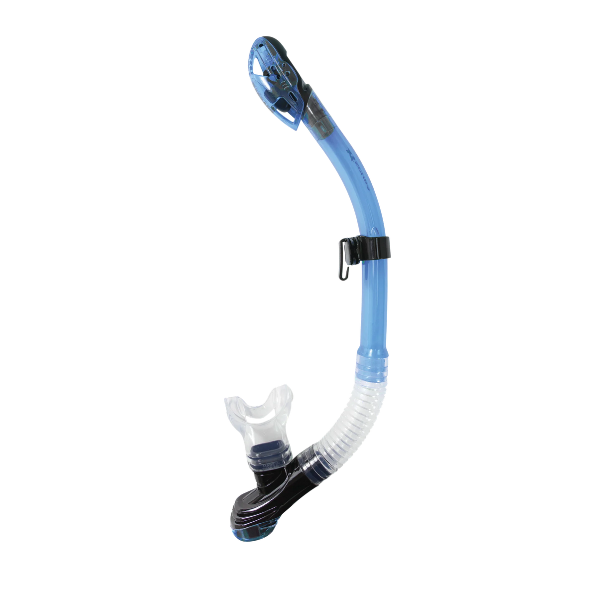 XS Scuba Passage Dry Snorkel — Transparent aqua