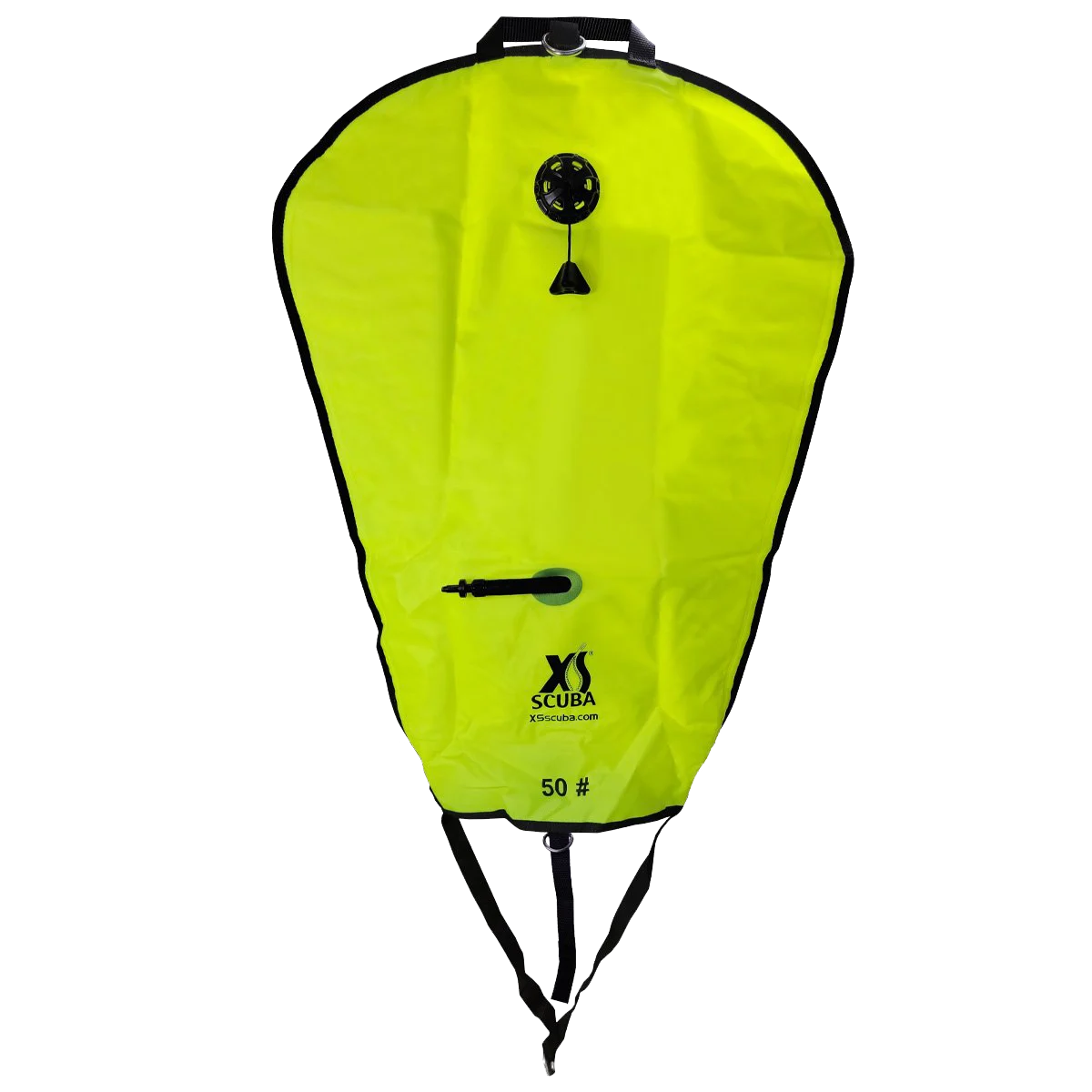 XS Scuba Deluxe 50 lb Lift Bag, Yellow