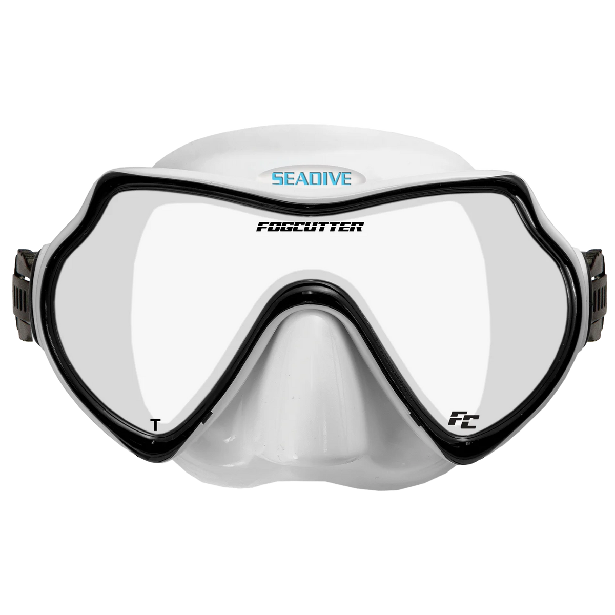 SeaDive Eagleye FogCutter Mask, White silicone