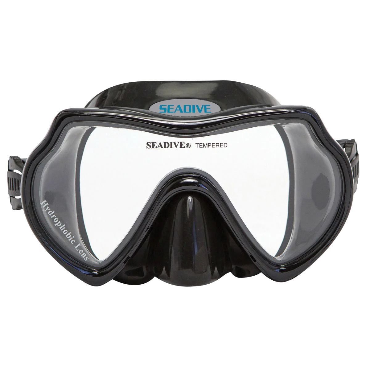 SeaDive Eagleye Hydrophobic Mask, Black silicone