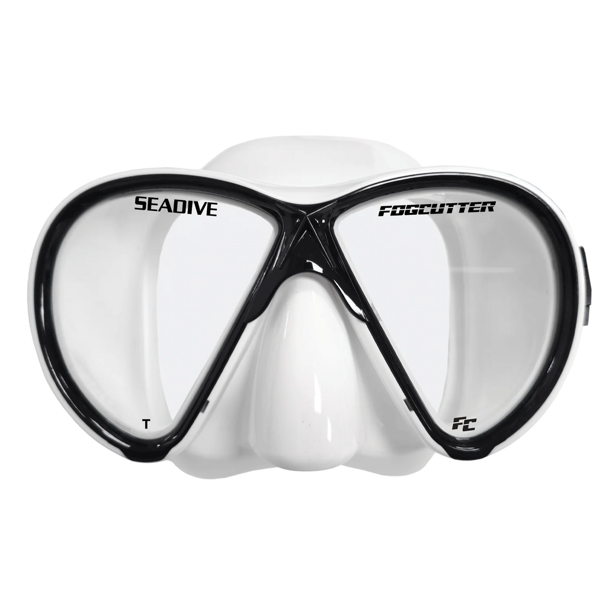SeaDive EyeMax FogCutter Mask, White silicone