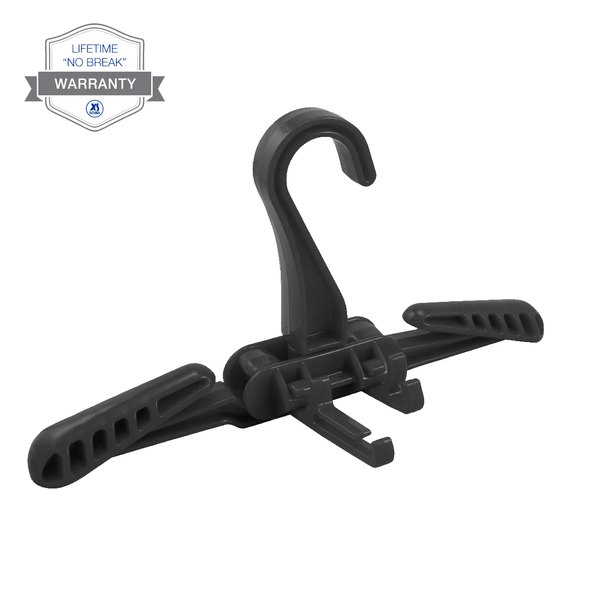 XS Scuba Folding Wetsuit Hanger, Black
