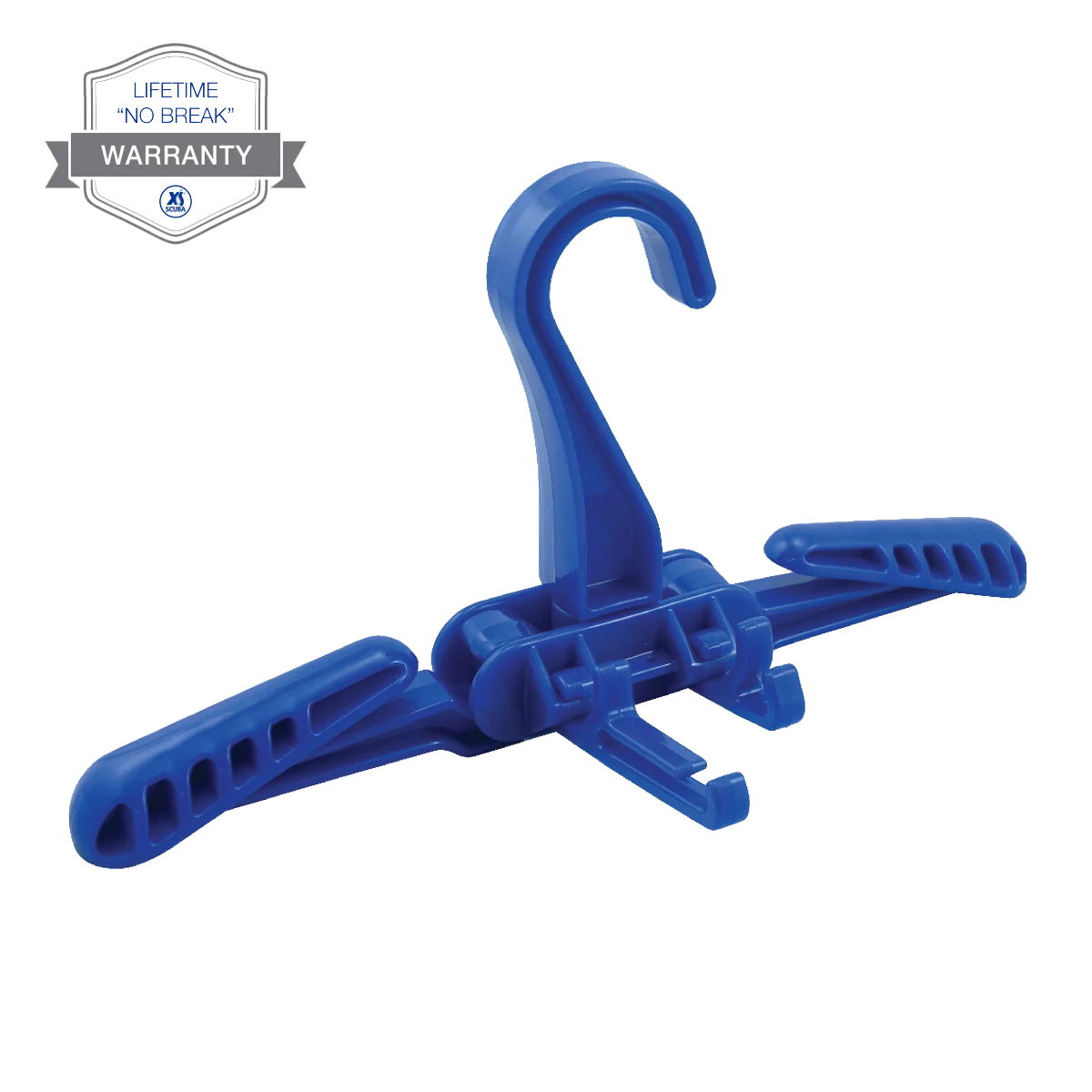 XS Scuba Folding Wetsuit Hanger, Blue