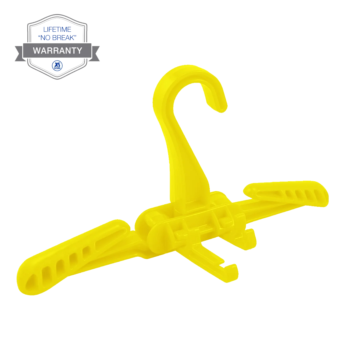 XS Scuba Folding Wetsuit Hanger, Yellow