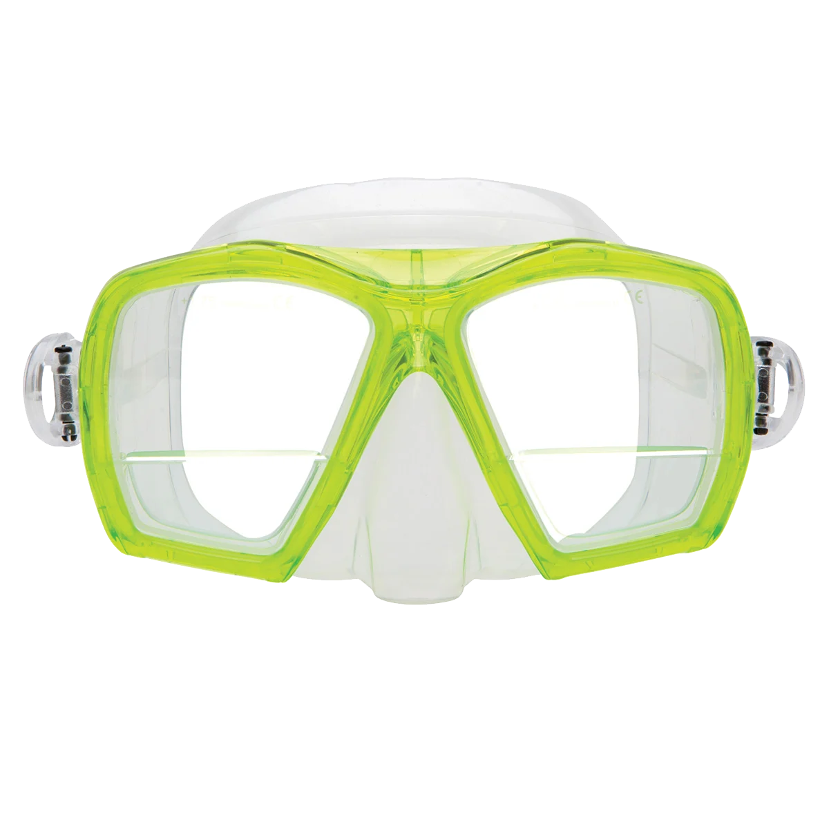 XS Scuba Gauge Reader Mask, Yellow