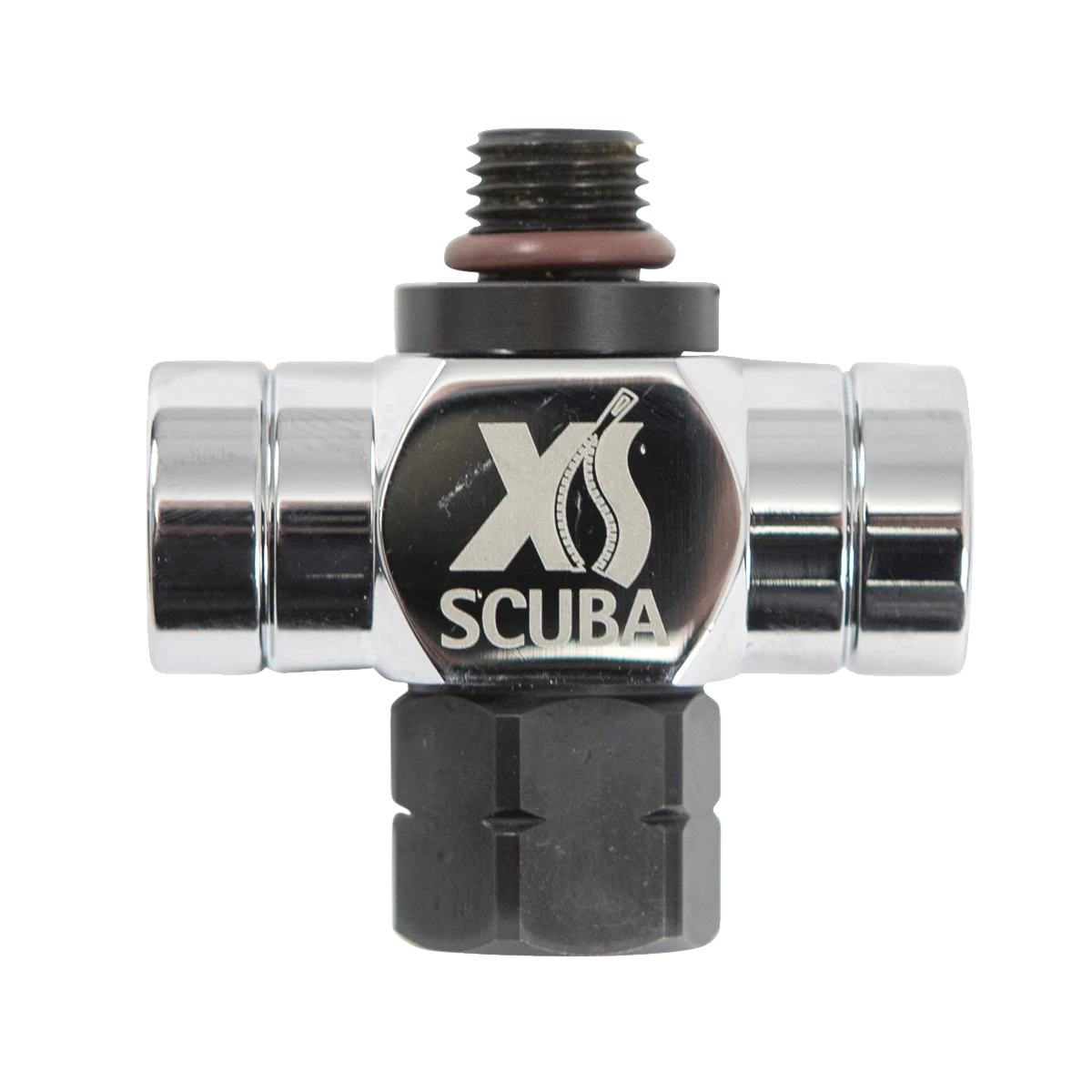 XS Scuba LP Port Swivel Adapter, Three outlets