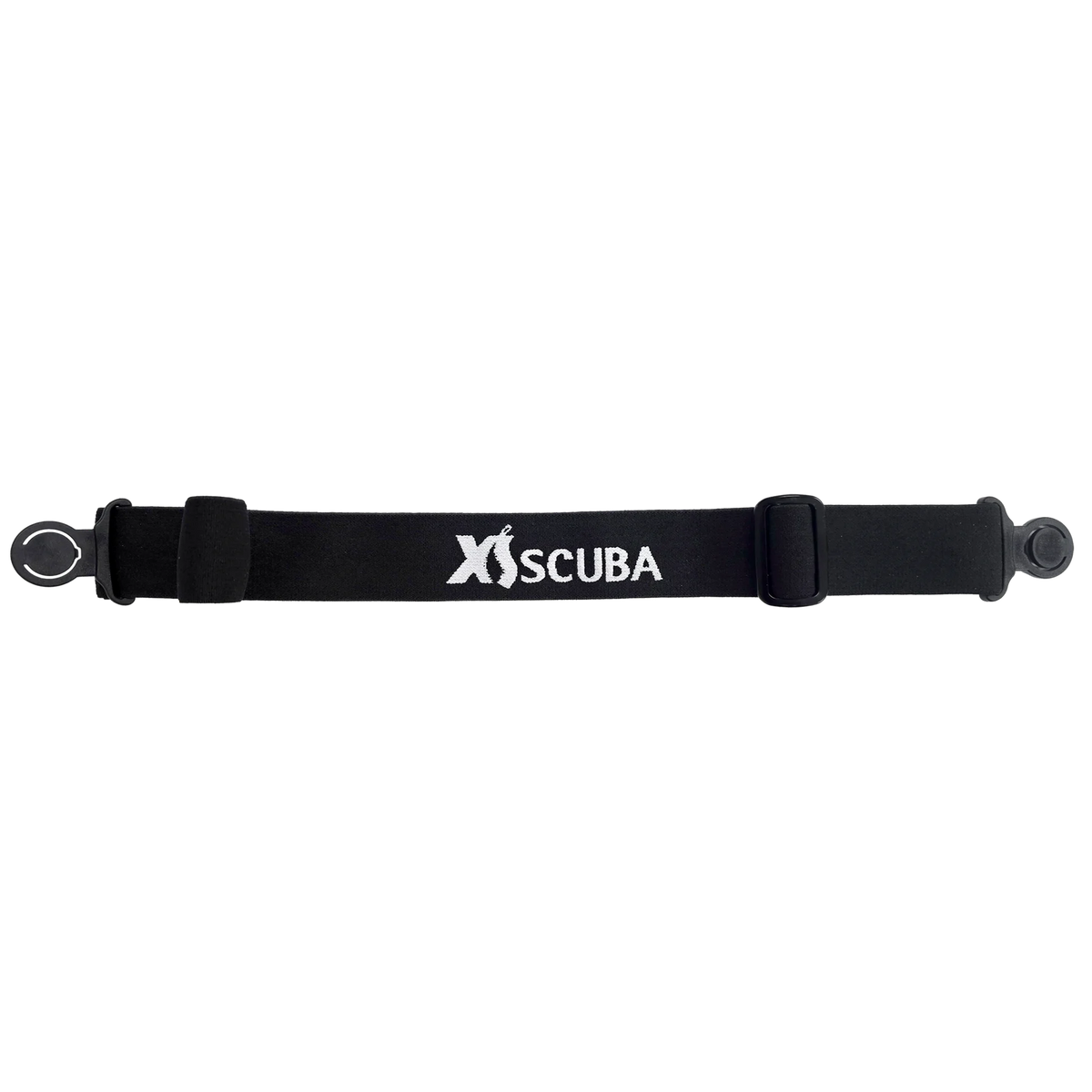 XS Scuba Lux Line Comfy Strap, Black
