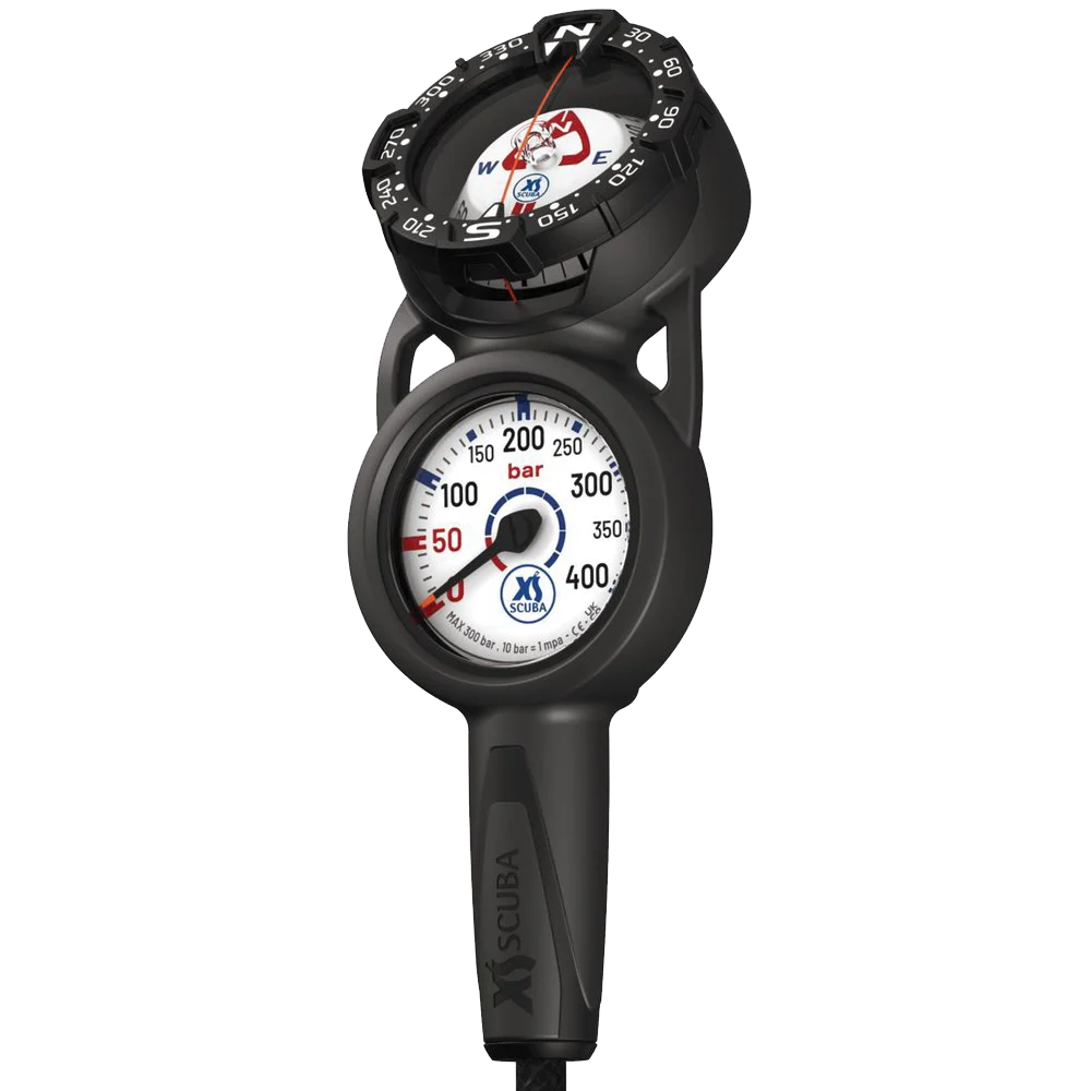 XS Scuba QuikVu Pressure & Compass Console — Metric