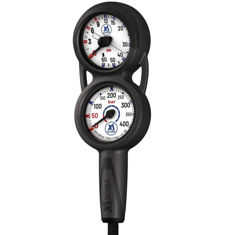 XS Scuba QuikVu Pressure & Depth Console — Metric