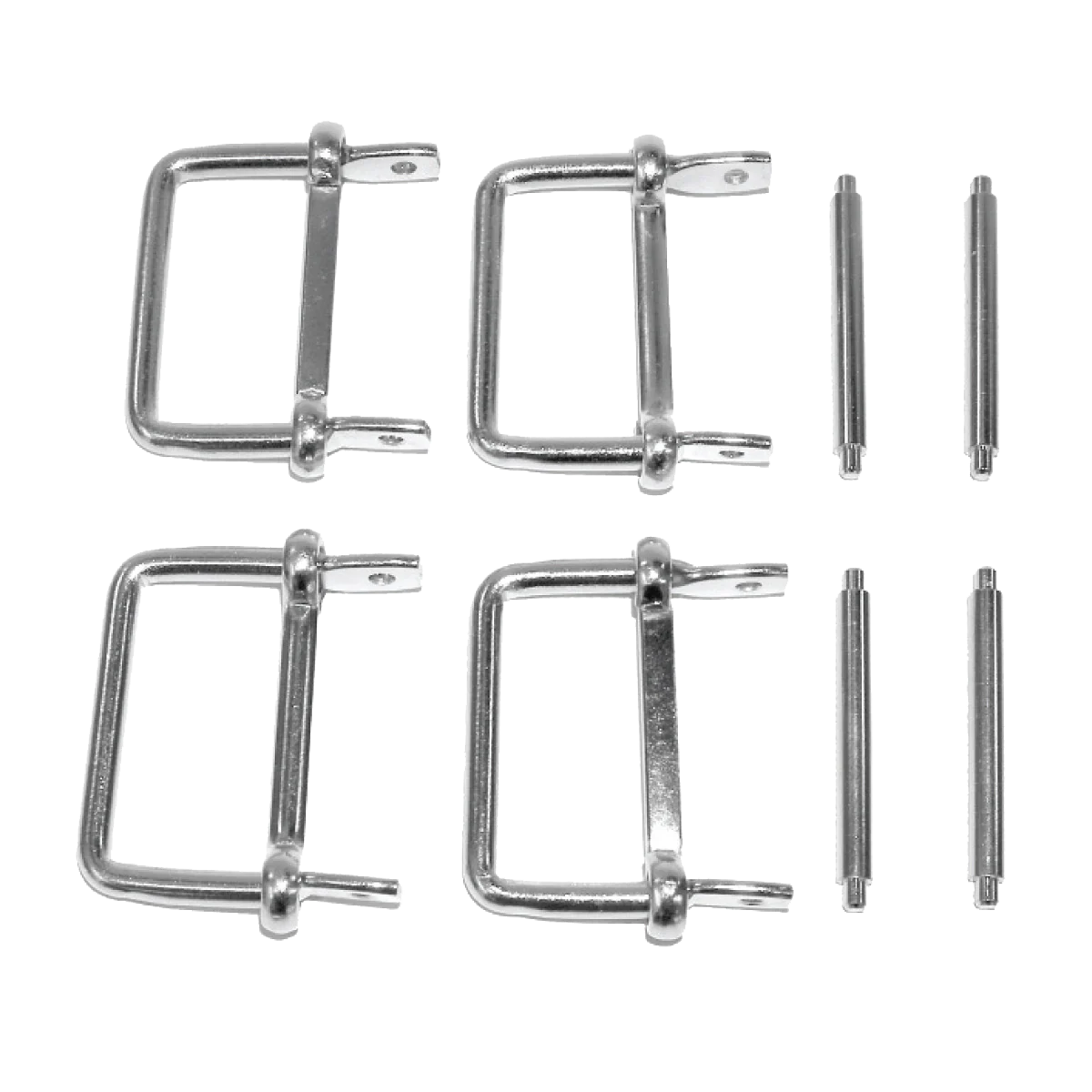 XS Scuba Rubber Fin Buckles and Pins, Standard