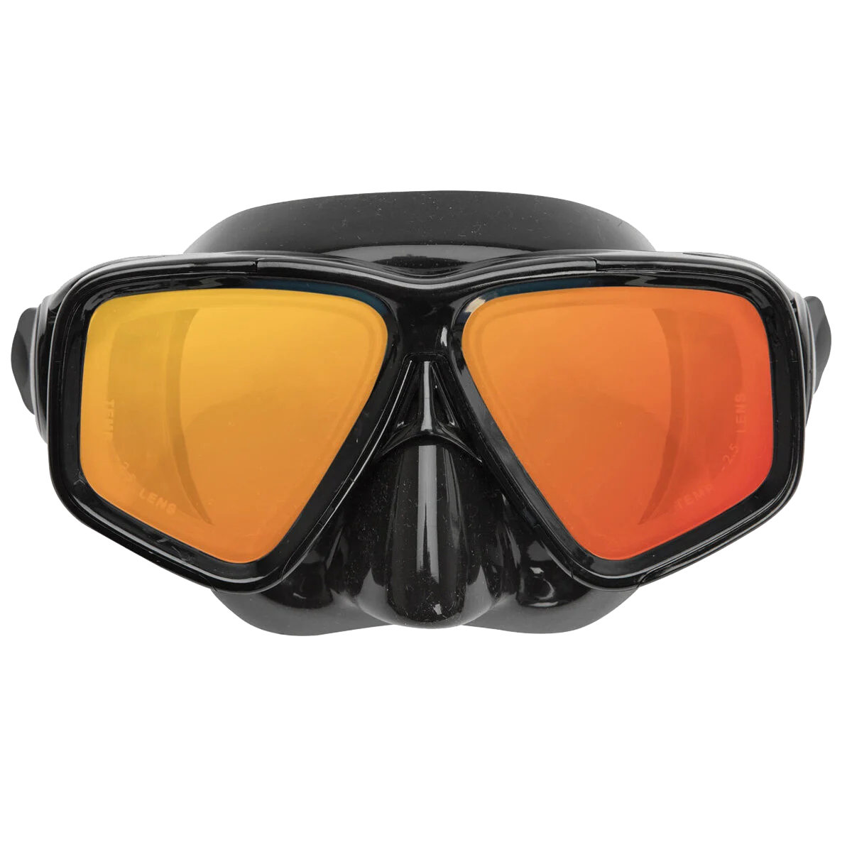 SeaDive SeaClear RayBlocker-HD Mask, Black silicone