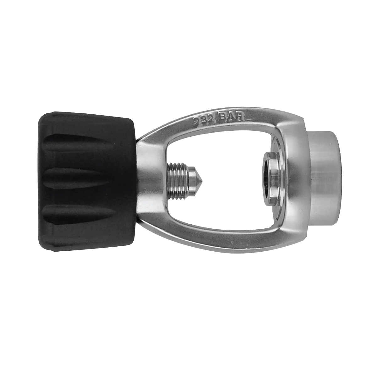 XS Scuba Spin-On Yoke Adapter, Standard chrome