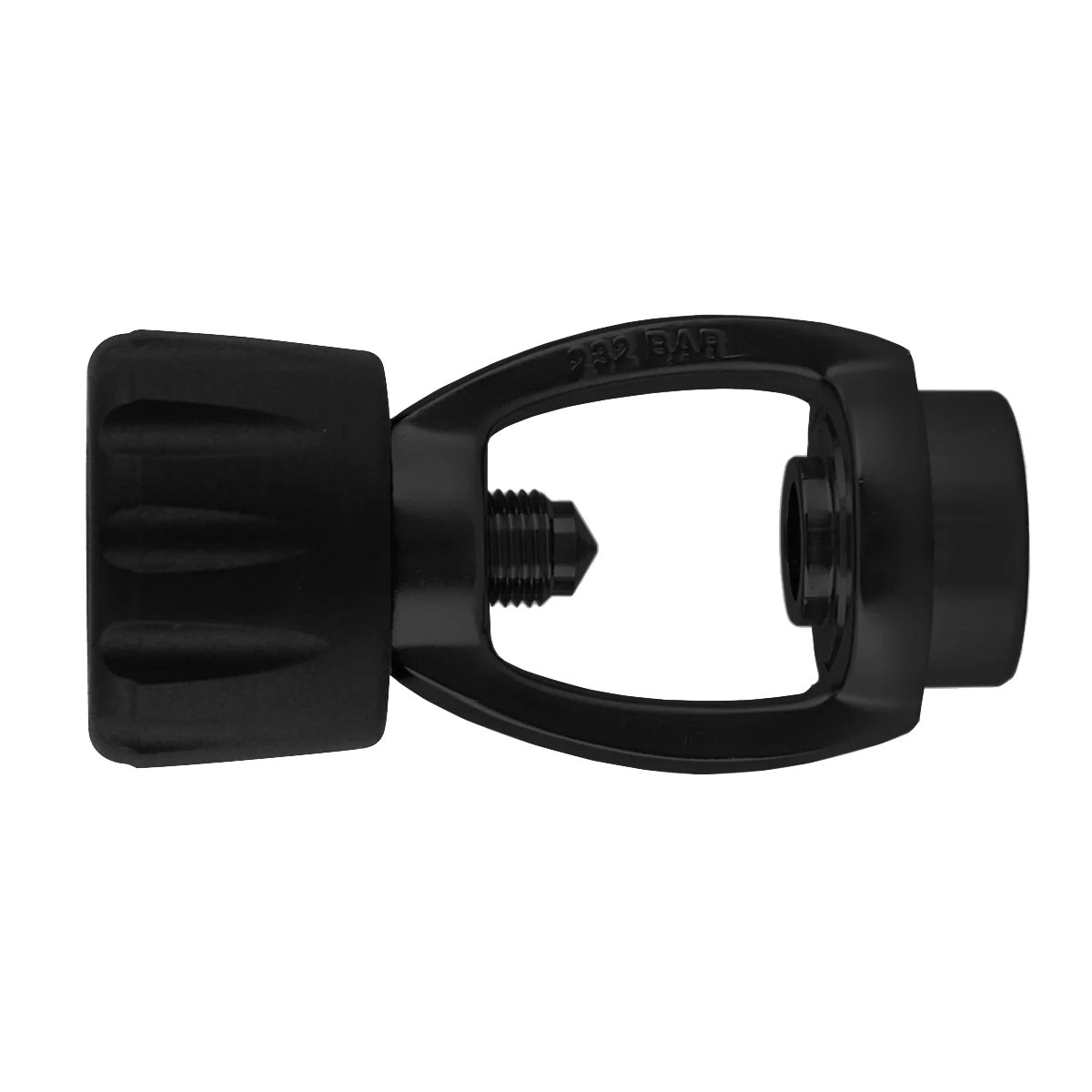 XS Scuba Spin-On Yoke Adapter, Standard black