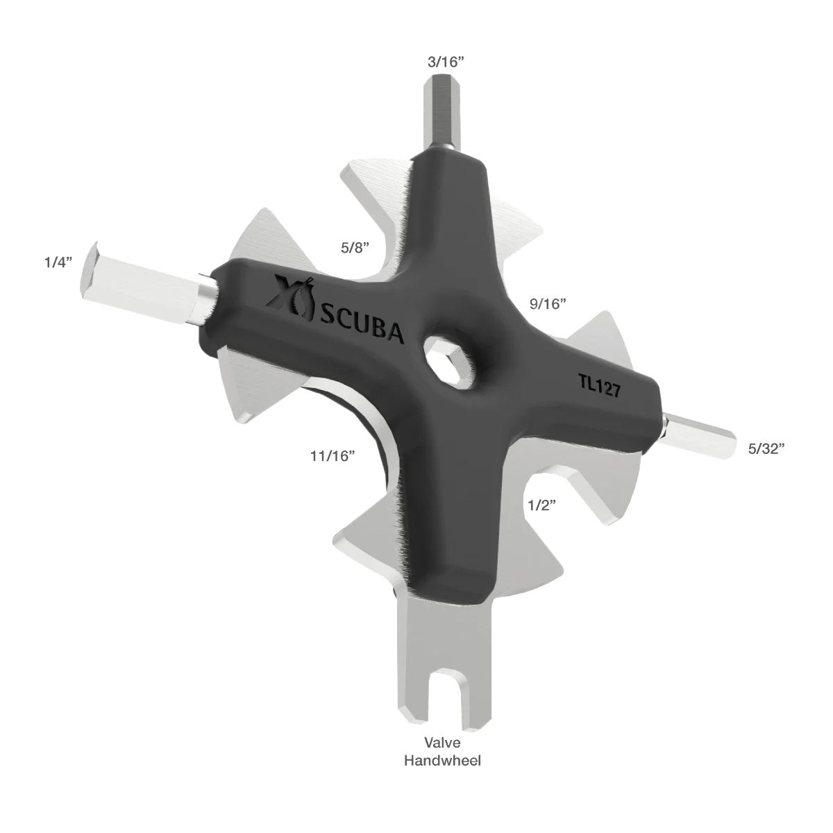 XS Scuba Stainless Star Tool, Standard