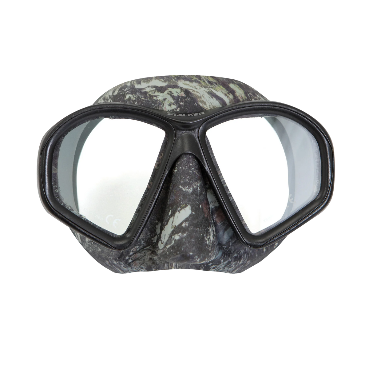 XS Scuba Stalker Camo Mask, Black camouflage