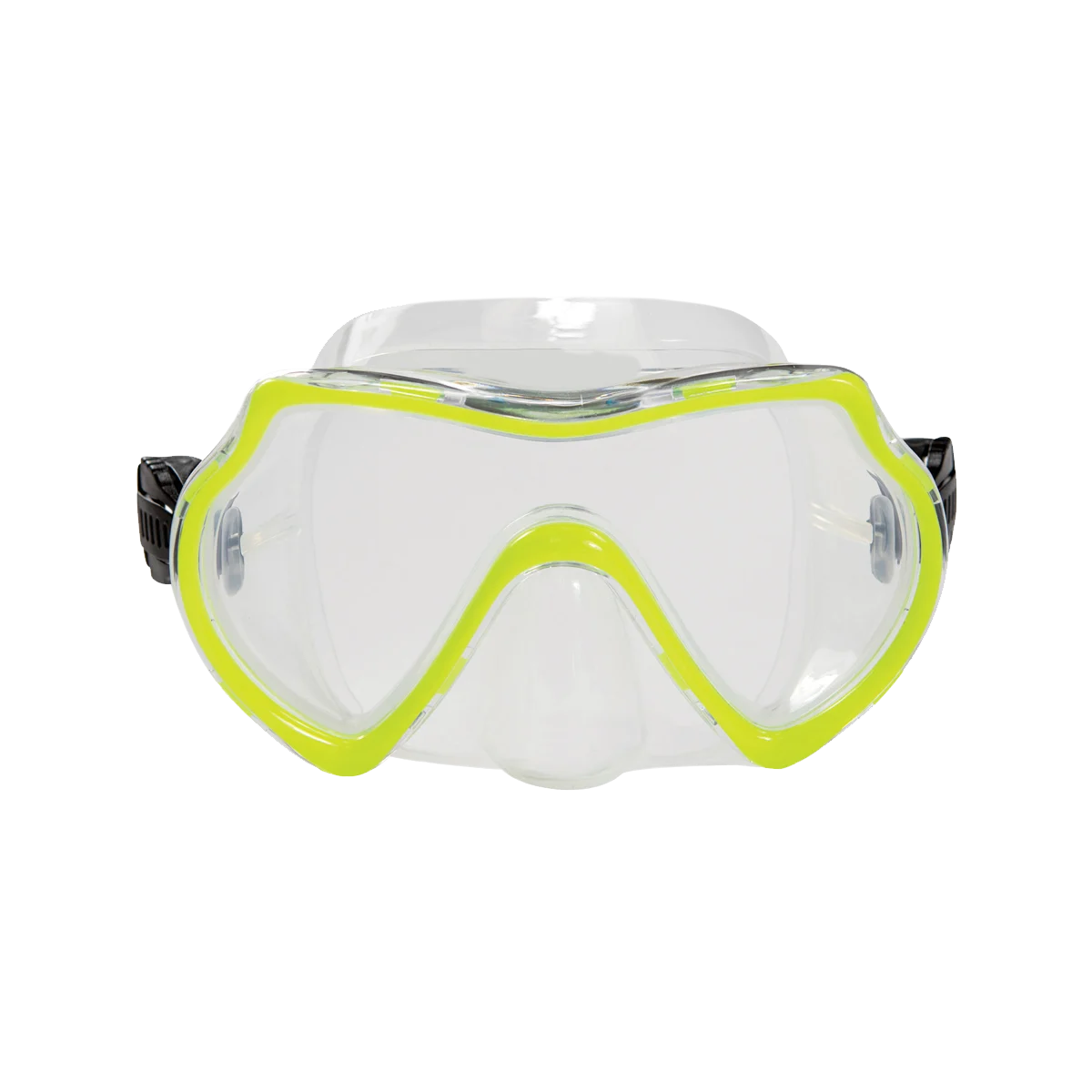 Oceanways SuperView SLX Mask, Yellow / Polybag