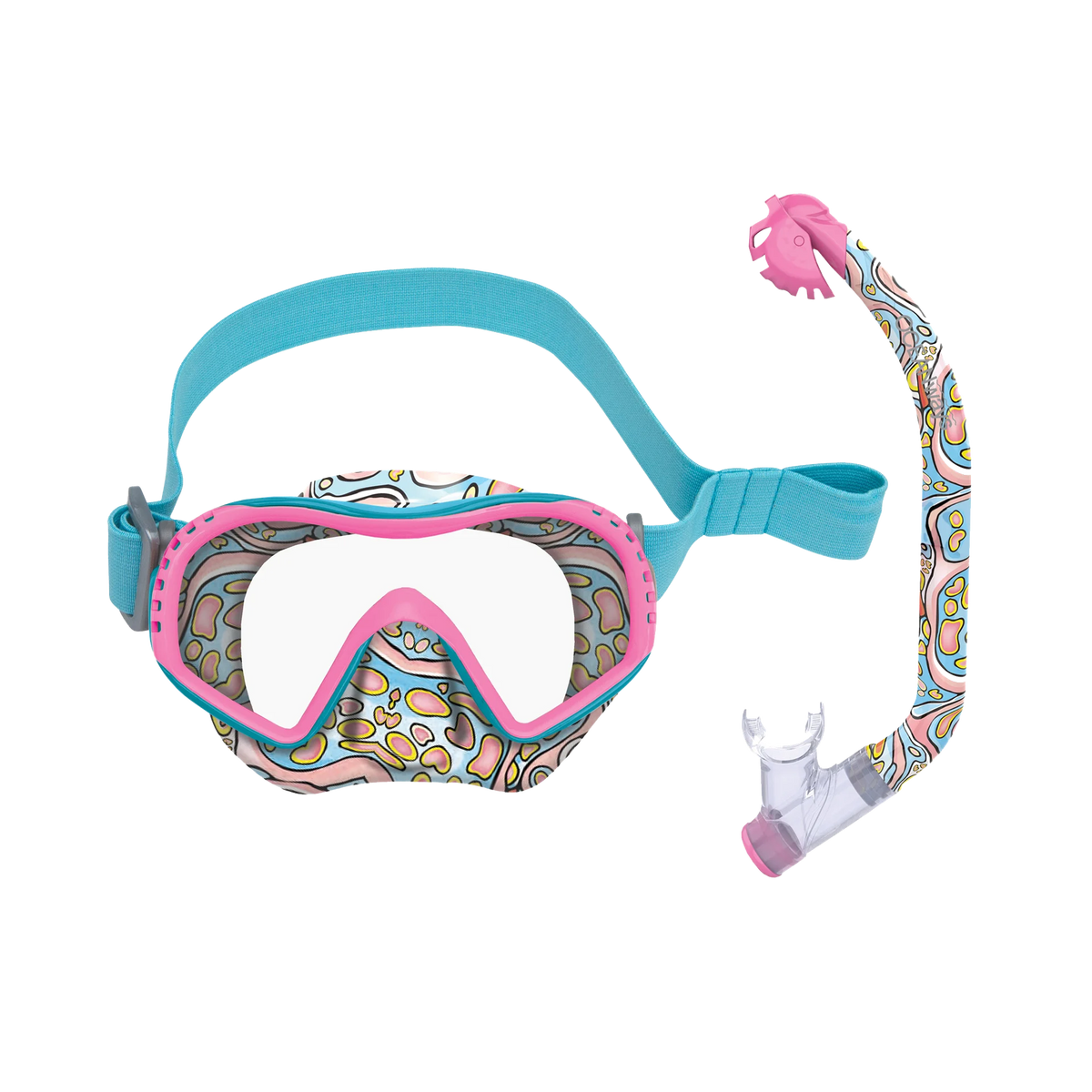 Oceanways Youth SeaLife Mask and Snorkel Combo, Batwing slug