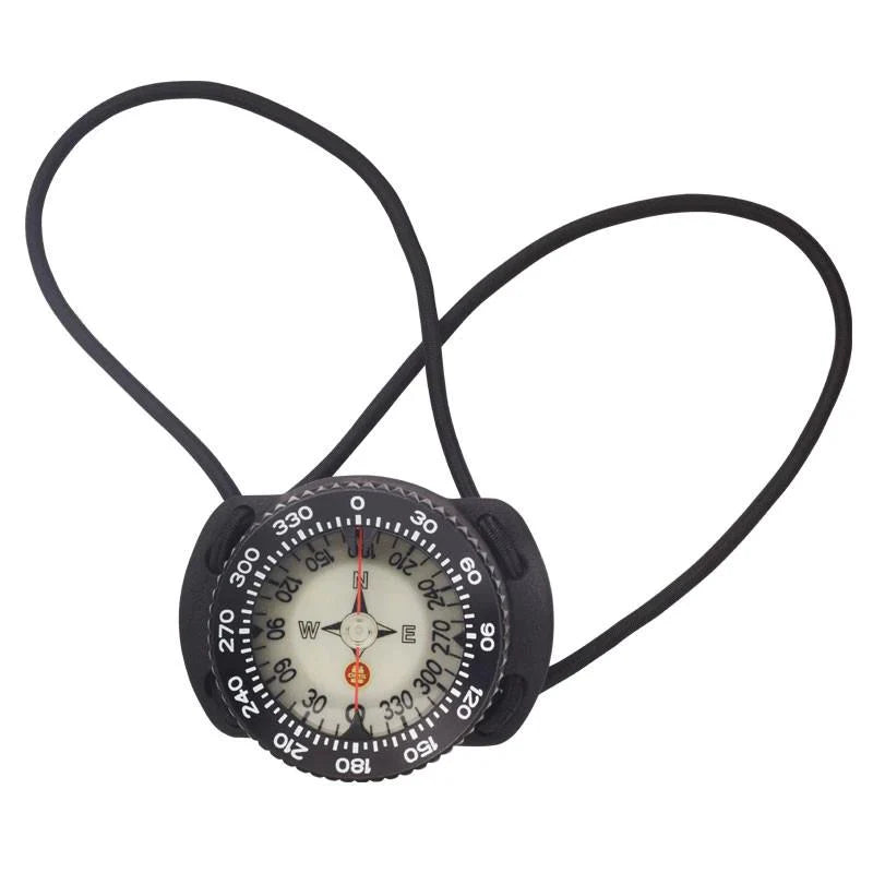 OMS Compass with Wrist Gauge Mount (w/ Bungee)