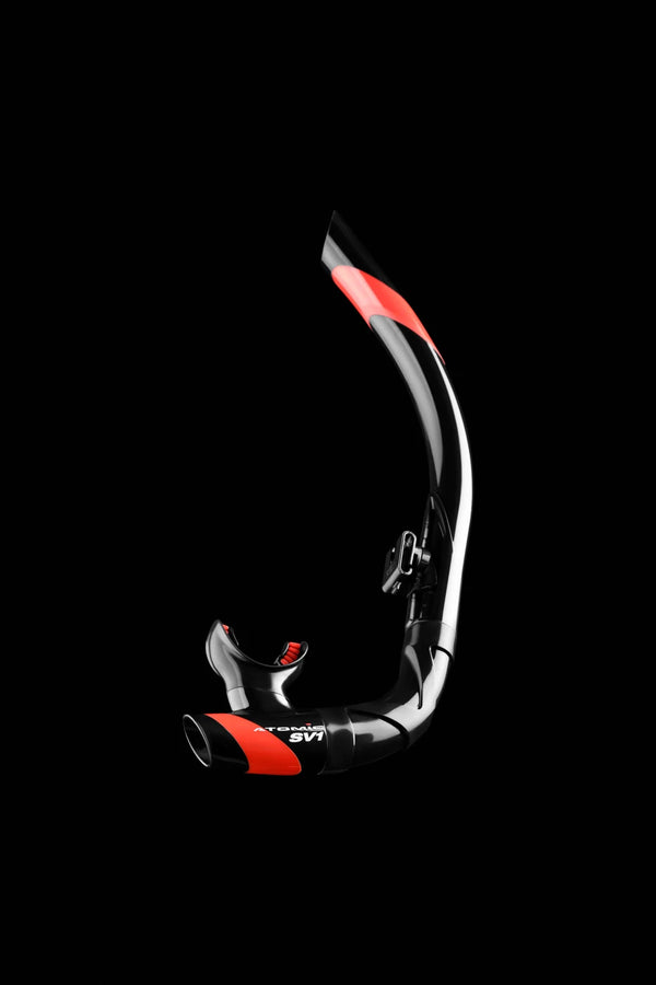 SV1 Contour Snorkel, Black/Red — product view 1