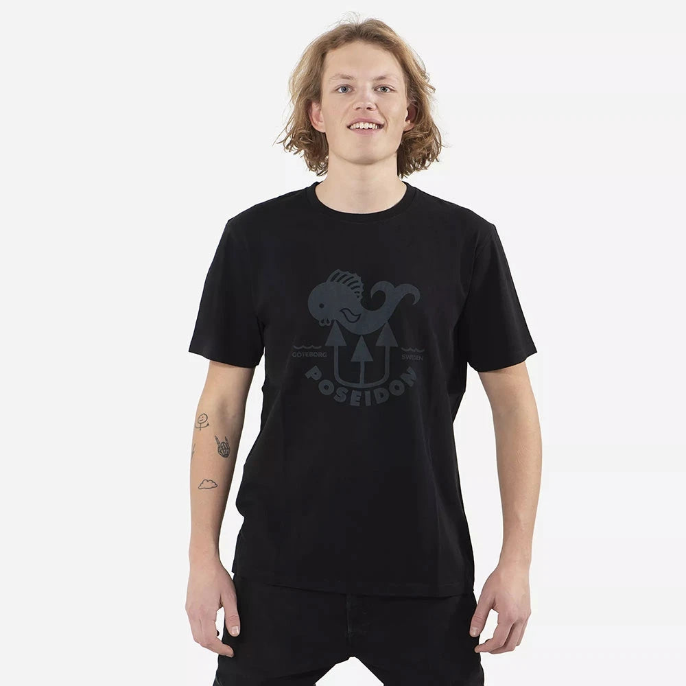 T-Shirt Fish Logo Black — view 1