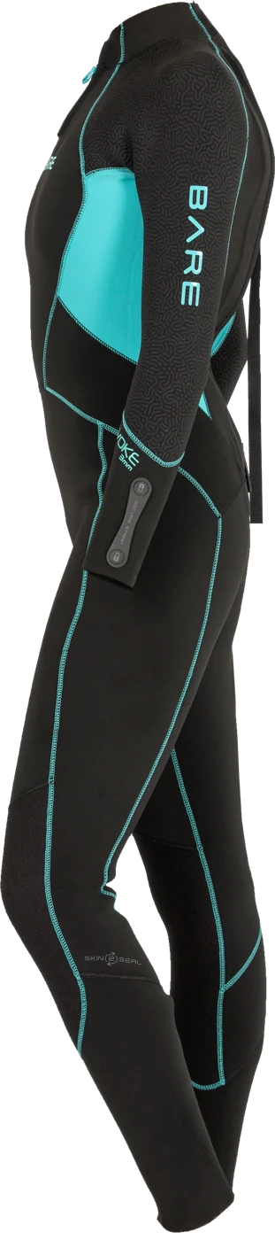 3mm Evoke Full, Women's, Aqua - 02 — product view 1