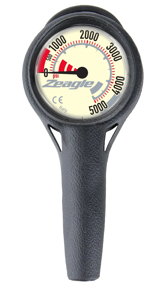 Single Gauge - 5000psi 11” hose w/ Black Hose — product view 1