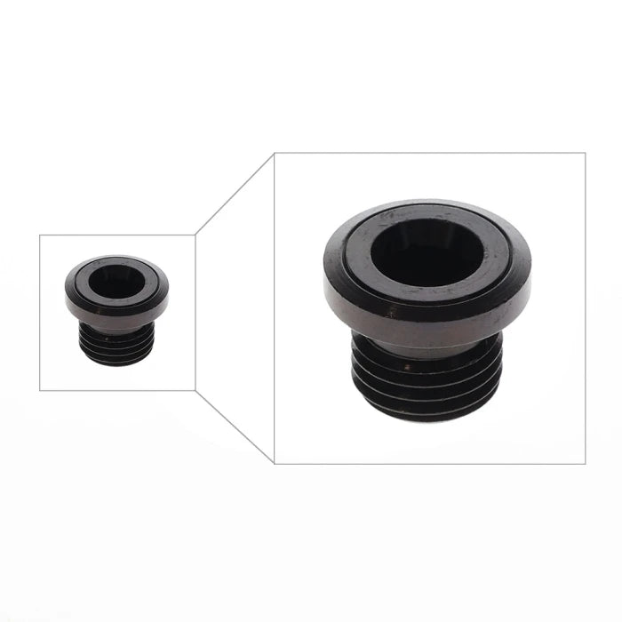 LP UNF 3/8 Port Plug - Obsidian — view 1