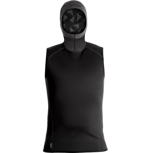 EXOWEAR Hooded Vest Unisex - Black - 2XS — product view 1