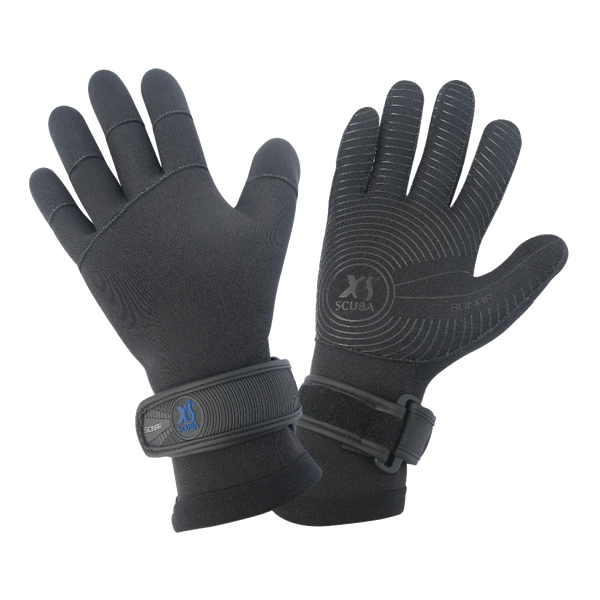 XS Scuba Sonar Gloves — supplier family photo; select thickness and size by label