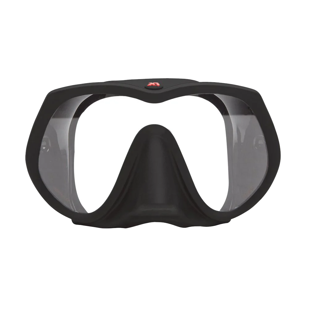 XS Scuba Crew Mask — Black silicone