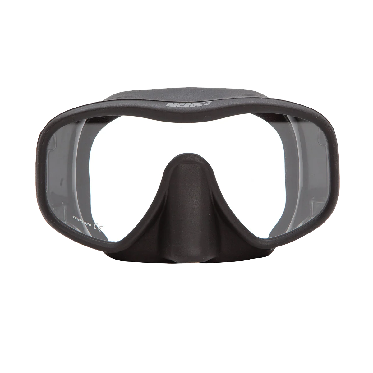 XS Scuba Merge 3 Mask — Black silicone