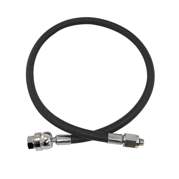 Miflex Dual Swivel Regulator Hose — Black