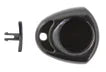 AC170BK black AC164 female receptacle without integrated hinge — supplier reference