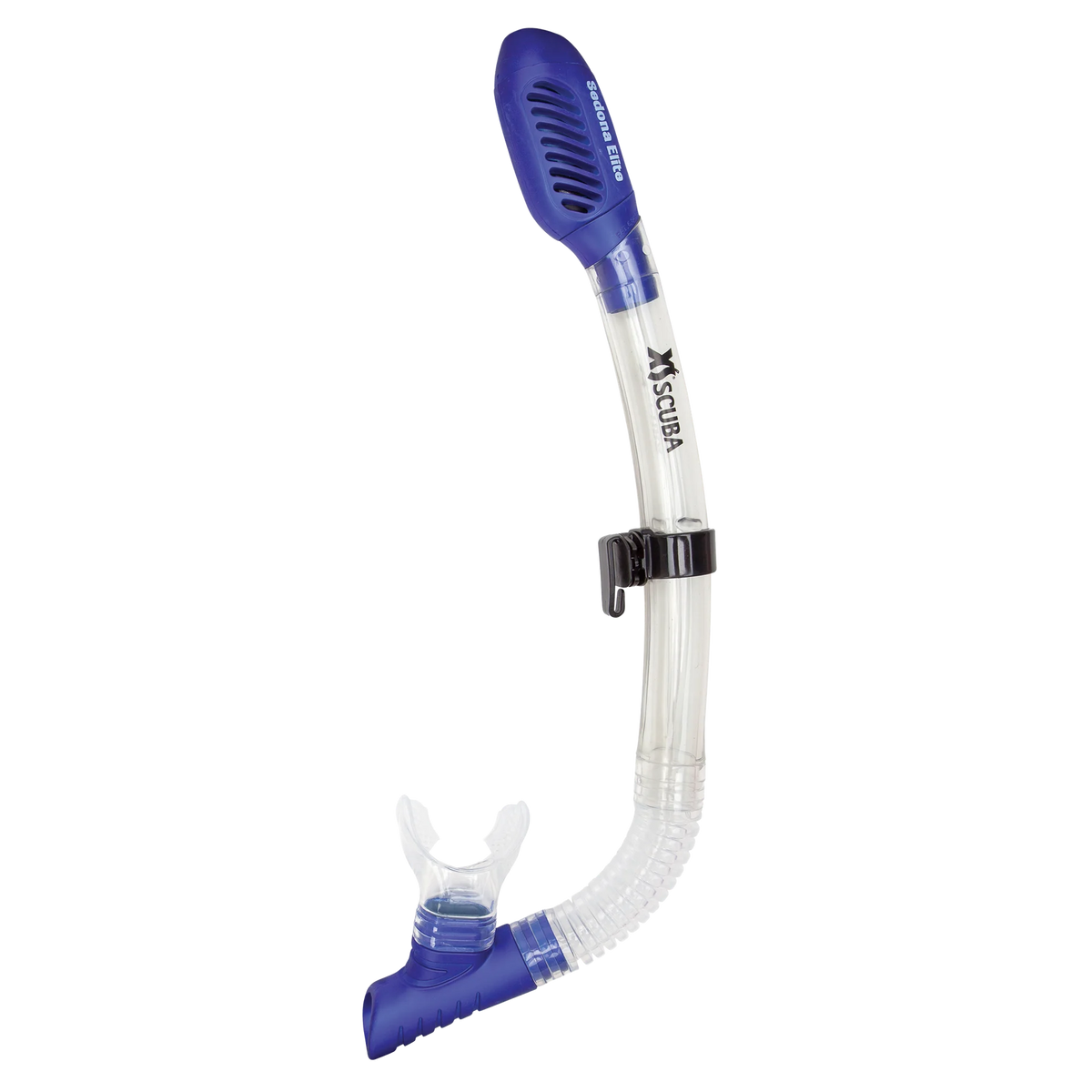 XS Scuba Sedona Elite Dry Snorkel — Blue Ice