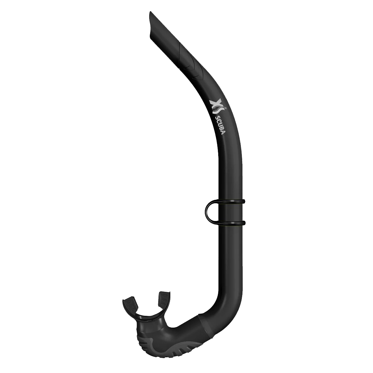XS Scuba Porto Snorkel — Black silicone / Black