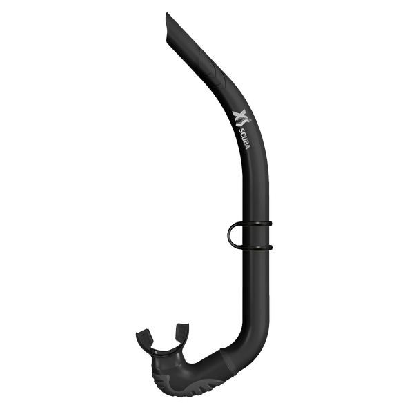 XS Scuba Porto Snorkel — Black silicone / Black