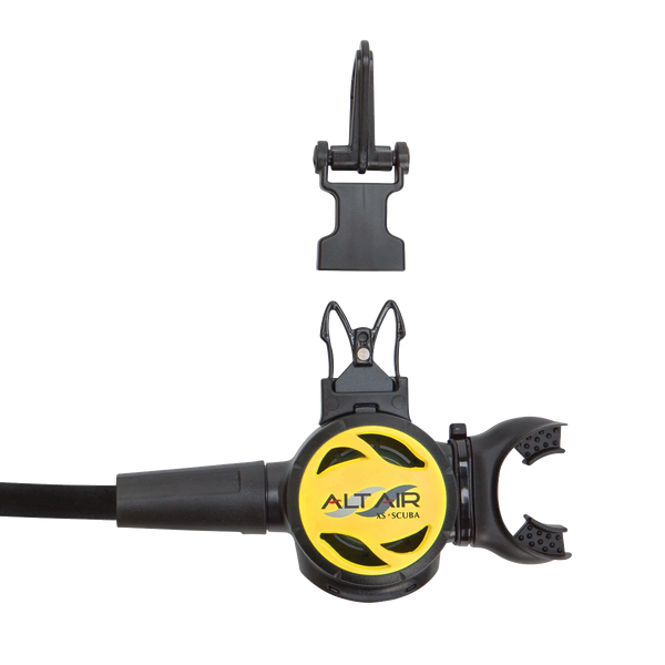 XS Scuba AltAir Octopus — Black rubber