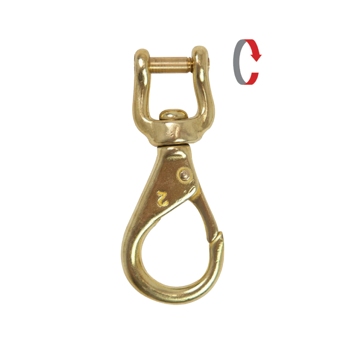 Highland Brass Shackle Snap Hook, Standard