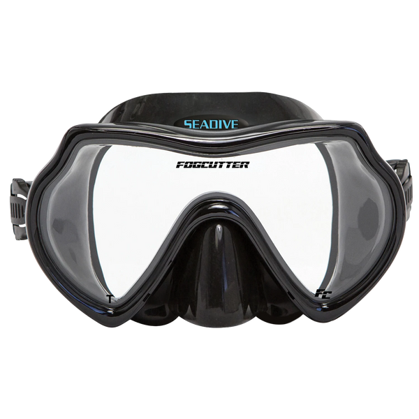 SeaDive Eagleye FogCutter Mask, Black silicone